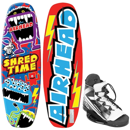 Airhead Shred Time Wakeboard - 124cm w/VENOM 4-8 Bindings AHW-10301